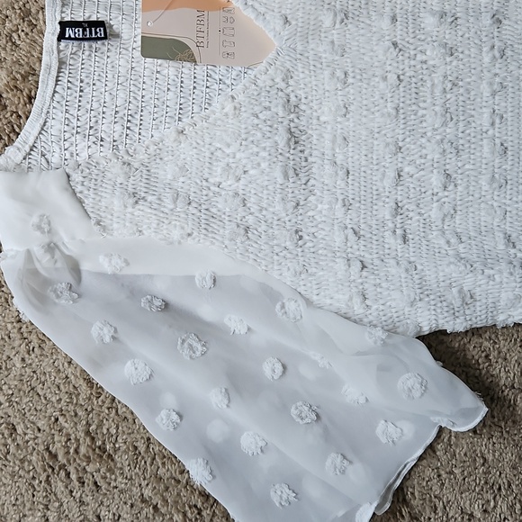 NWT BTFBM White Dress, Size XL - Picture 3 of 7